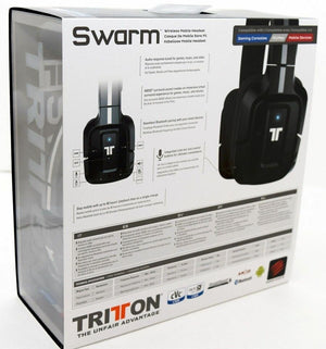 NEW Mad Catz Tritton Wireless Swarm Headset Bluetooth Headphones PS4 iPhone PC