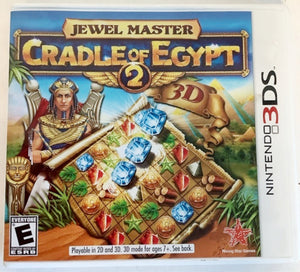 Jewel Master: Cradle of Egypt 2 3D Nintendo 3DS 2013 Video Game puzzle [Used/Refurbished]