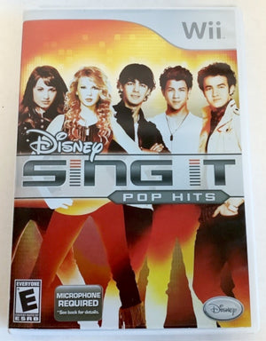 Disney Sing It: Pop Hits Nintendo Wii 2009 Video Game music karaoke singing [Used/Refurbished]