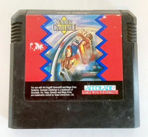 Summer Challenge Sega Genesis 1993 Video Game CARTRIDGE ONLY sports [Used/Refurbished]