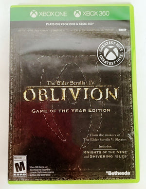 The Elder Scrolls IV: Oblivion GOTY Edition Microsoft Xbox One / 360 Video Game [Used/Refurbished]