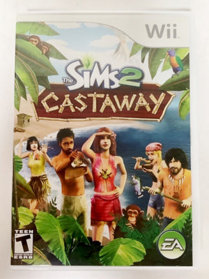 The Sims 2: Castaway Nintendo Wii 2007 Video Game EA DISC ONLY simulation [Used/Refurbished]