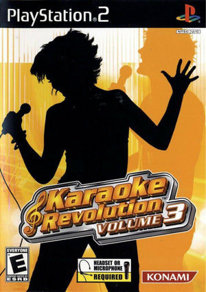 Karaoke Revolution Volume 3 PlayStation 2 Video Game PS2 Sing Concert Konami [Used/Refurbished]
