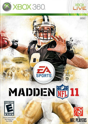 Xbox 360 Madden NFL 11 Video Game DISC ONLY Multiplayer Online Football 2011 [Used/Refurbished]