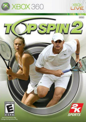 Xbox 360 Top Spin 2 Video Game Multiplayer Online Tennis Court Challenge Action [Used/Refurbished]