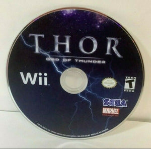 Thor: God of Thunder Nintendo Wii 2011 Video Game DISC ONLY marvel universe [Used/Refurbished]