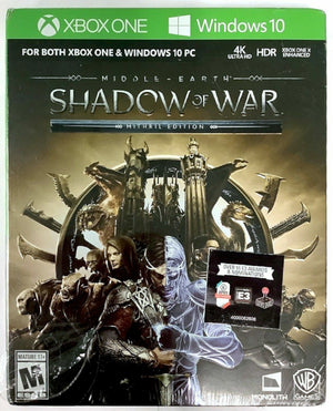 NEW Middle-earth: Shadow of War Mithril Edition Video GAME ONLY Xbox One Win10