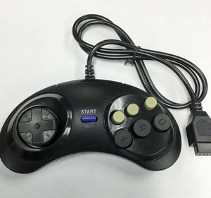 NEW Wired Gamepad Controller for Sega Genesis Systems Gen 1 & 2 gaming system