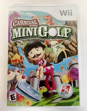 Carnival Games: Mini-Golf Nintendo Wii 2008 Video Game 2k play sports [Used/Refurbished]