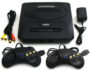 SEGA Genesis Model 2 MK-1631 Video Game System Bundle Controllers Classic Gaming