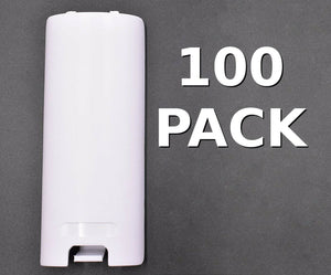100-PK Battery Back Cover Shell Case for Nintendo Wii Remote Control Controller