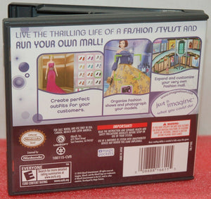 Nintendo DS DSi Imagine Fashion Stylst Video Game Run Your Own Shopping Mall