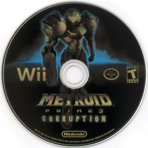 Metroid Prime 3: Corruption Nintendo Wii Video Game DISC ONLY action shooter