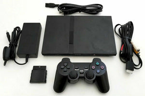 OEM Sony PS2 SLIM Video Game System Gaming Bundle Console Set PlayStation-2 Mini