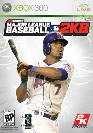 XBOX 360 2K Sports Major League Baseball 2K8 Video Game 1080p 2008 DISC ONLY