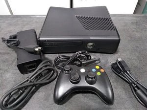 Microsoft Xbox 360S Black Xbox 360 SLIM Video Game Console System Bundle Set Kit
