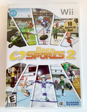 Deca Sports 2 Nintendo Wii 2009 Video Game racing swimming skating darts hockey [Used/Refurbished]