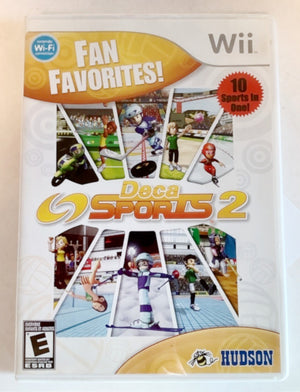 Deca Sports 2 Nintendo Wii 2009 Video Game racing swimming skating darts hockey [Used/Refurbished]