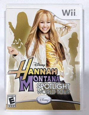 Hannah Montana: Spotlight World Tour Nintendo Wii Video Game Disney Miley 2007 [Used/Refurbished]