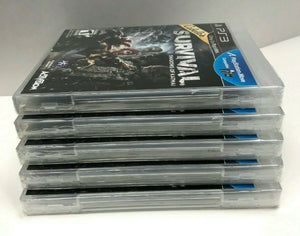 5 x NEW GENUINE PS3 GAME Replacement Case CLEAR PlayStation OEM Sony Blu-ray DVD