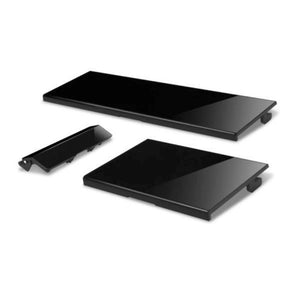 3 NEW BLACK Replacement Door Slot Cover Lid Set for Nintendo Wii Console System