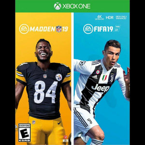Madden NFL 19 / FIFA 19 Bundle Microsoft Xbox One Video Game EA Sports [Used/Refurbished]