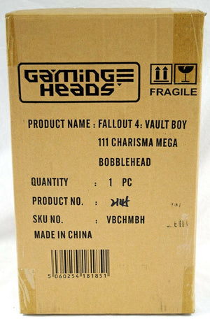 NEW HUGE 15" Fallout 4 Vault Boy CHARISMA 111 Mega Bobblehead Figure Gaming 76