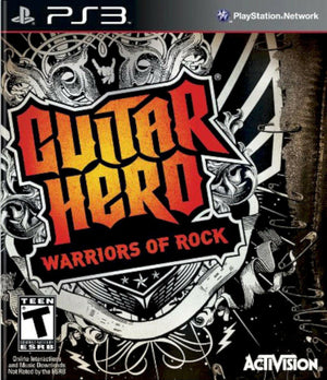 PS3 Guitar Hero WARRIORS OF ROCK Super Bundle Band Set Game kit GH PlayStation-3 [Used/Refurbished]