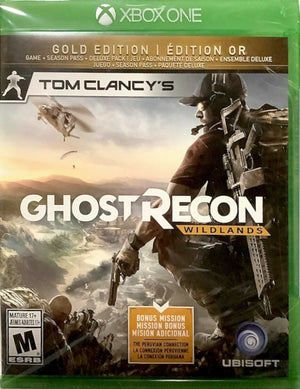 NEW Tom Clancy's Ghost Recon Wildlands Gold Edition Xbox One Video Game French