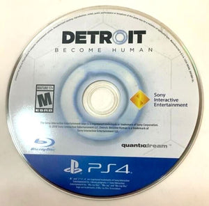 Detroit: Become Human PlayStation 4 PS4 2018 Video Game DISC ONLY action [Used/Refurbished]