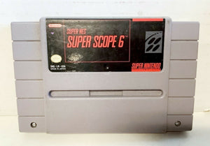 Super Scope 6 Nintendo SNES Video Game CARTRIDGE ONLY authentic shooter 1992 [Used/Refurbished]