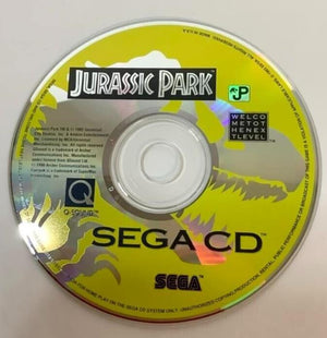 1993 Jurassic Park SEGA CD Video Game DISC ONLY dinosaurs adventure action movie [Used/Refurbished]