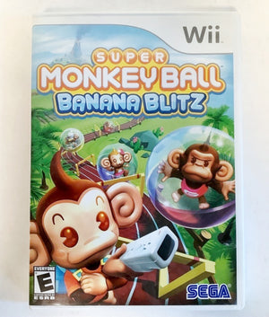 Super Monkey Ball: Banana Blitz Nintendo Wii 2006 Video Game party puzzles [Used/Refurbished]