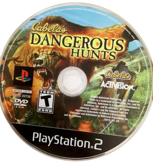 Cabela's Dangerous Hunts PS2 PlayStation 2 Video Game DISC ONLY Hunting [Used/Refurbished]