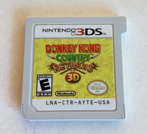 Donkey Kong Country Returns 3D Nintendo 3DS 2013 Video Game CARTRIDGE ONLY [Used/Refurbished]