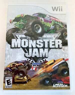 Monster Jam Nintendo Wii 2007 Video Game stunt racing simulation trucks [Used/Refurbished]