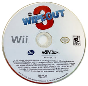 Wipeout 3 Nintendo Wii 2012 Video Game DISC ONLY obstacle course game show party
