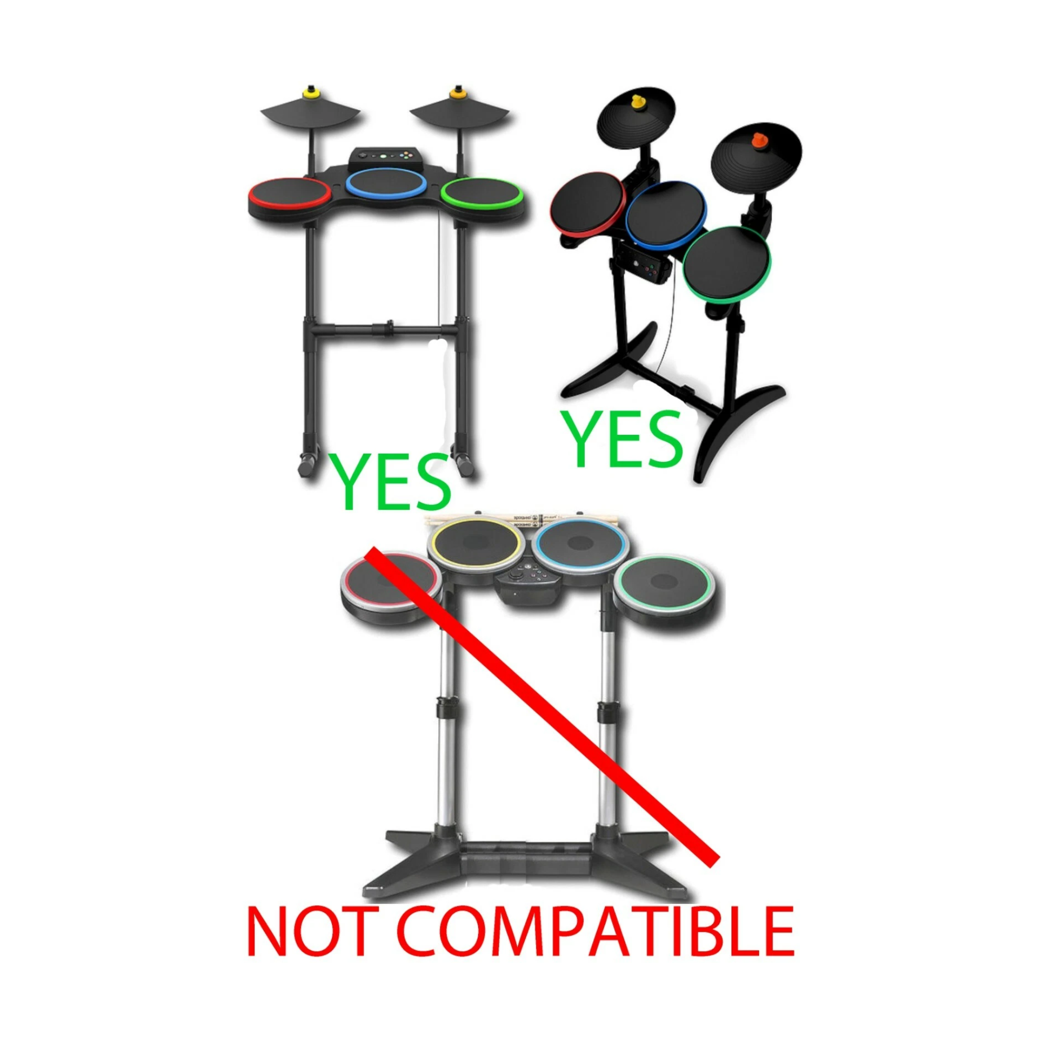guitar drum pedal New Guitar Hero Drum Foot Pedal Wii XBox 360 PS3 PS2 Band World Tour 4 5 Bass