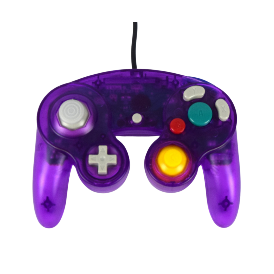 Translucent Nintendo Controller Nintendo GameCube Translucent PURPLE Gaming Console DOL-001 Controller ...