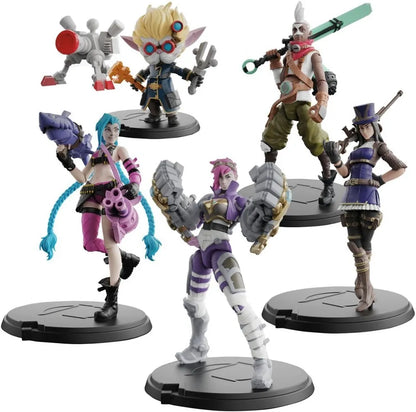 NEW Spin Master League of Legends Dual Cities w/5-Character Action Figures Pack