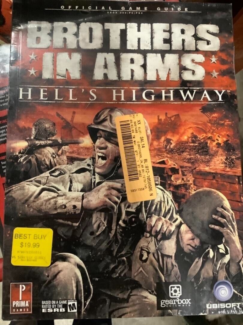 NEW Brothers in Arms Hell's Highway Official Game STRATEGY GUIDE Xbox 360 PS3 PC