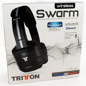NEW Mad Catz Tritton Wireless Swarm Headset Bluetooth Headphones PS4 iPhone PC