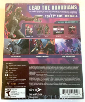 NEW Guardians of the Galaxy Cosmic Deluxe Edition Xbox One Series X Video Game