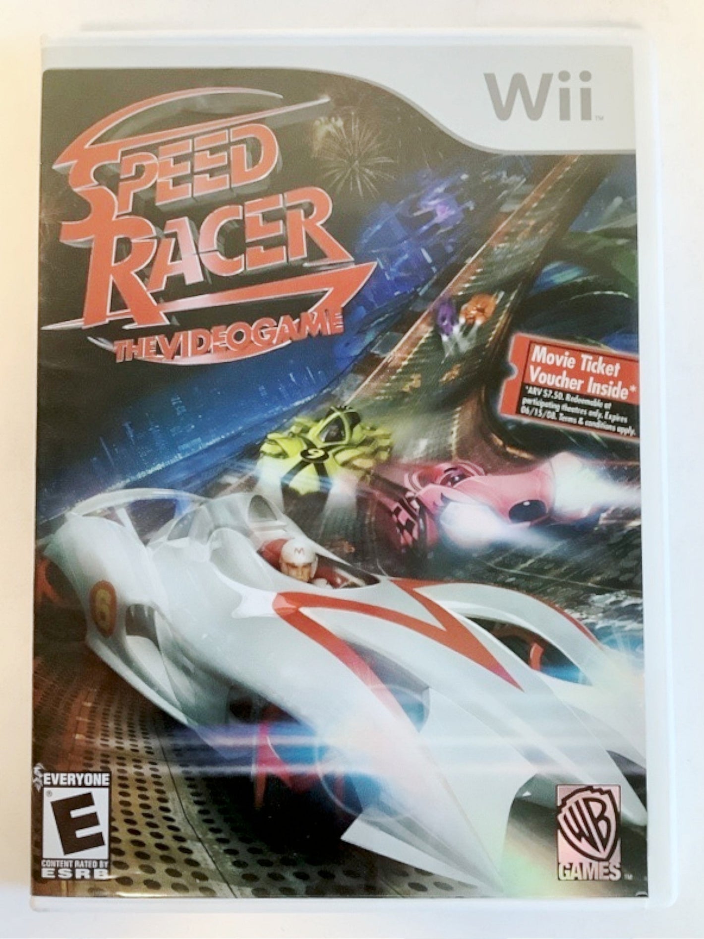 Speed Racer: The Videogame Nintendo Wii 2008 Video Game racing arcade wb [Pre-Owned/Refurbished]