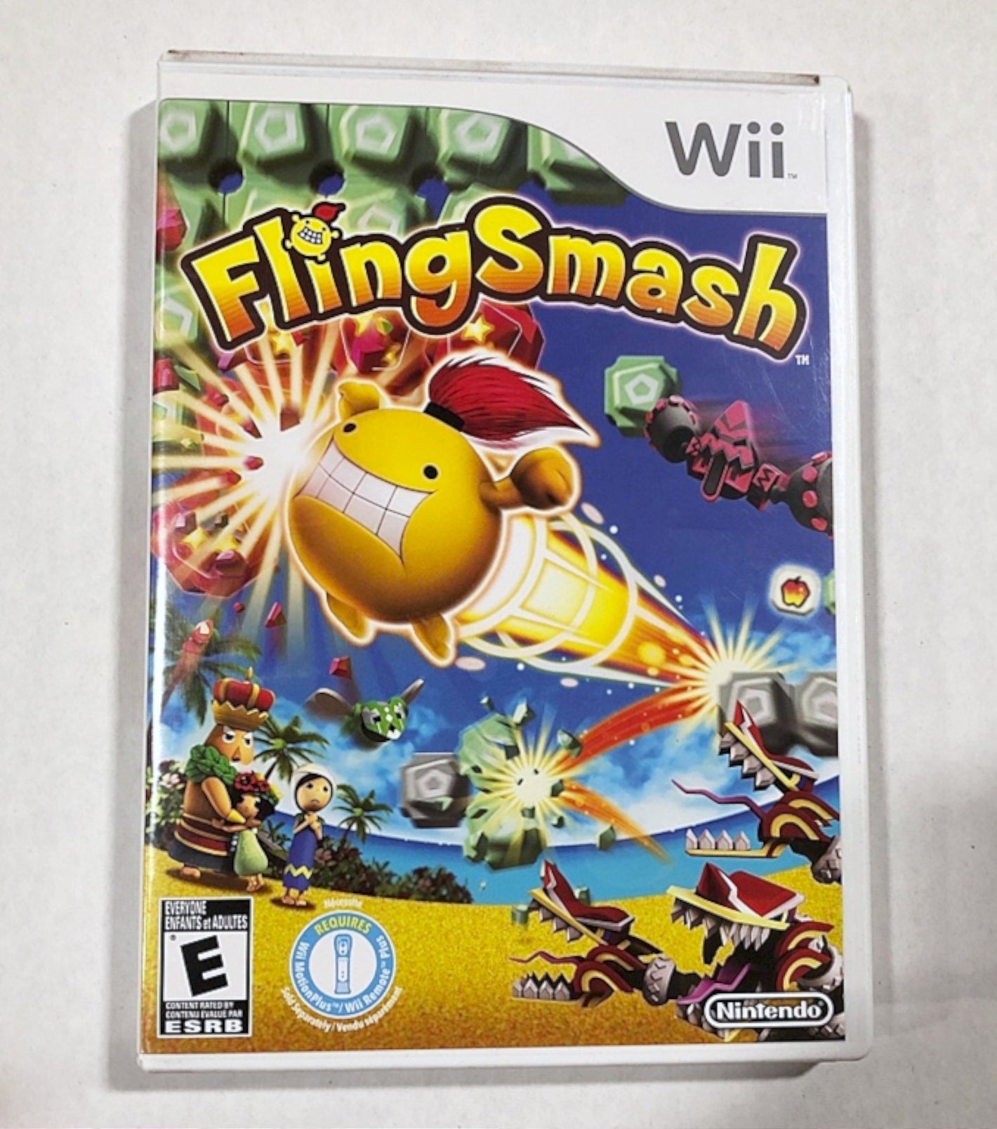 FlingSmash Nintendo Wii 2010 Video Game fling smash tennis pinball sidescroller [Pre-Owned/Refurbished]