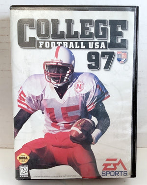 College Football USA 97 Sega Genesis 1996 Vintage Video Game EA Sports [Used/Refurbished]