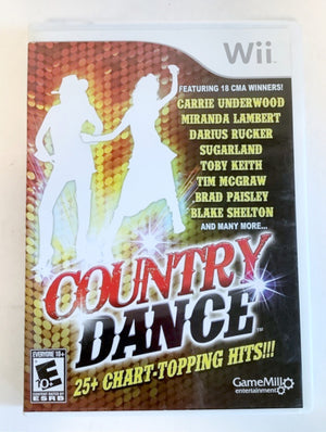 Country Dance Nintendo Wii 2011 Video Game DISC ONLY rhythm fitness multiplayer