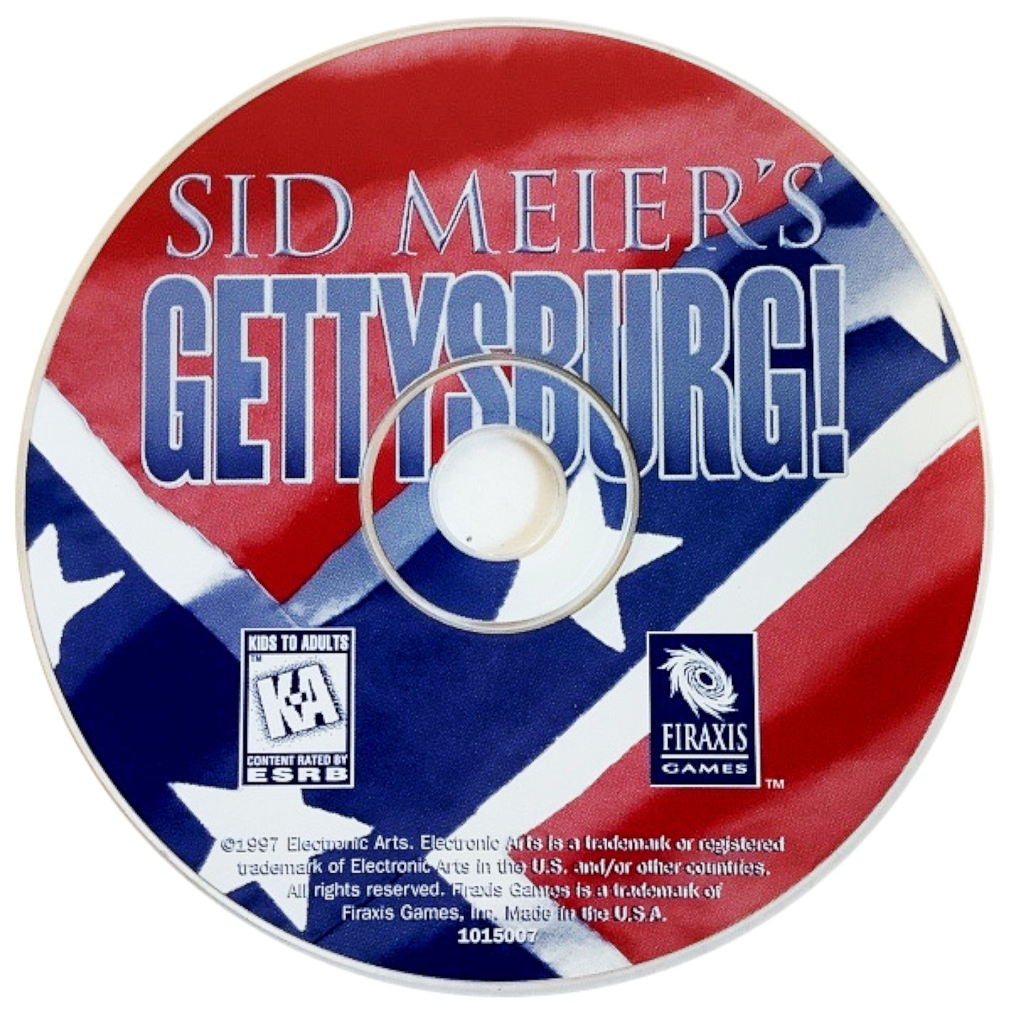 Sid Meier's Gettysburg Windows PC Video Game DISC ONLY 1997 RTS civil war EA [Used/Refurbished]
