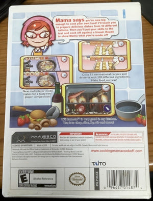 Cooking Mama Cook Off Nintendo Wii Video Game Majesco Career Sim Chef DISC ONLY [Used/Refurbished]