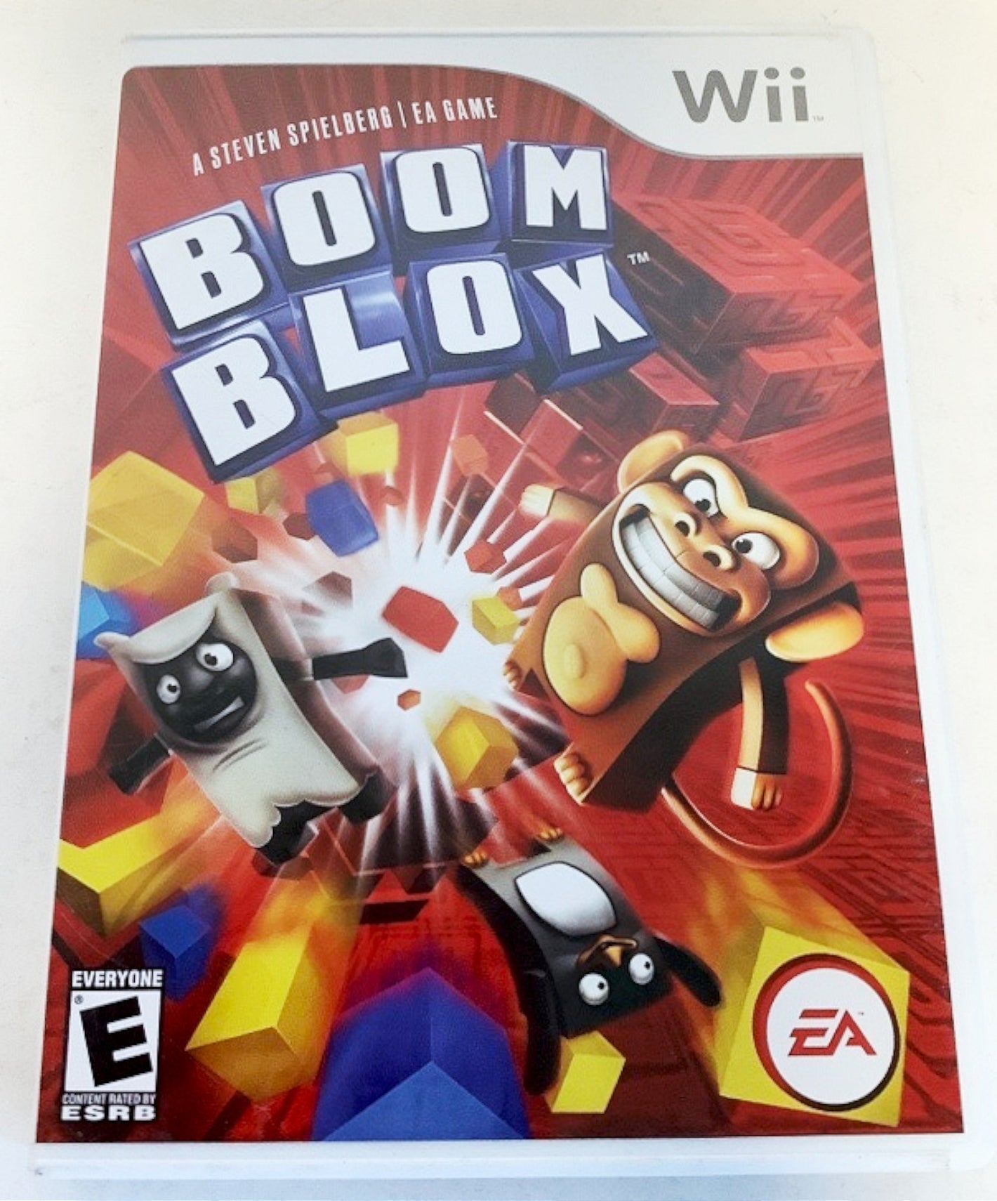 Boom Blox Nintendo Wii 2008 Video Game EA Puzzle Multiplayer spielberg [Pre-Owned/Refurbished]